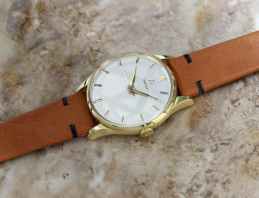 Thumbnail: Omega Cal 283 Gold Filled Swiss 35mm Mens 1950s Watch