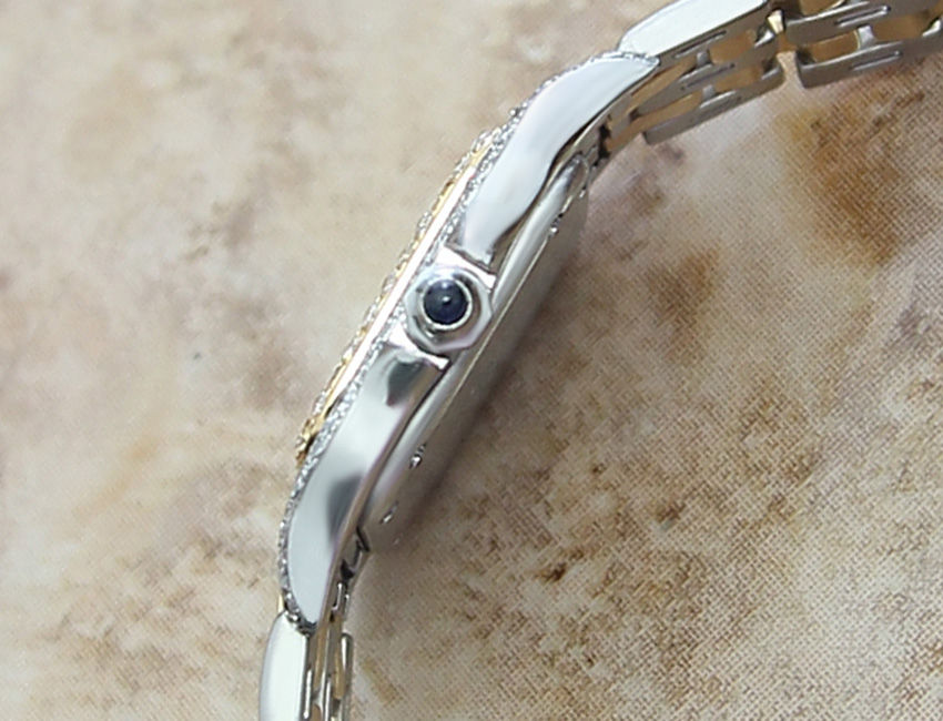 Thumbnail: 18k Gold Cartier Panthere Diamond Ladies Watch