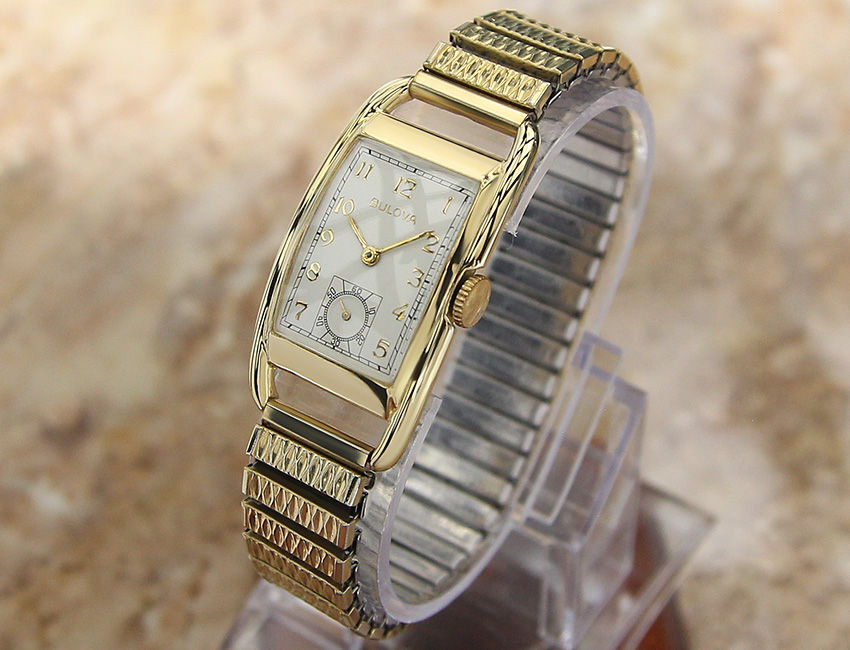 Thumbnail: Bulova 1940s USA Made Gold Filled Manual Rare Watch