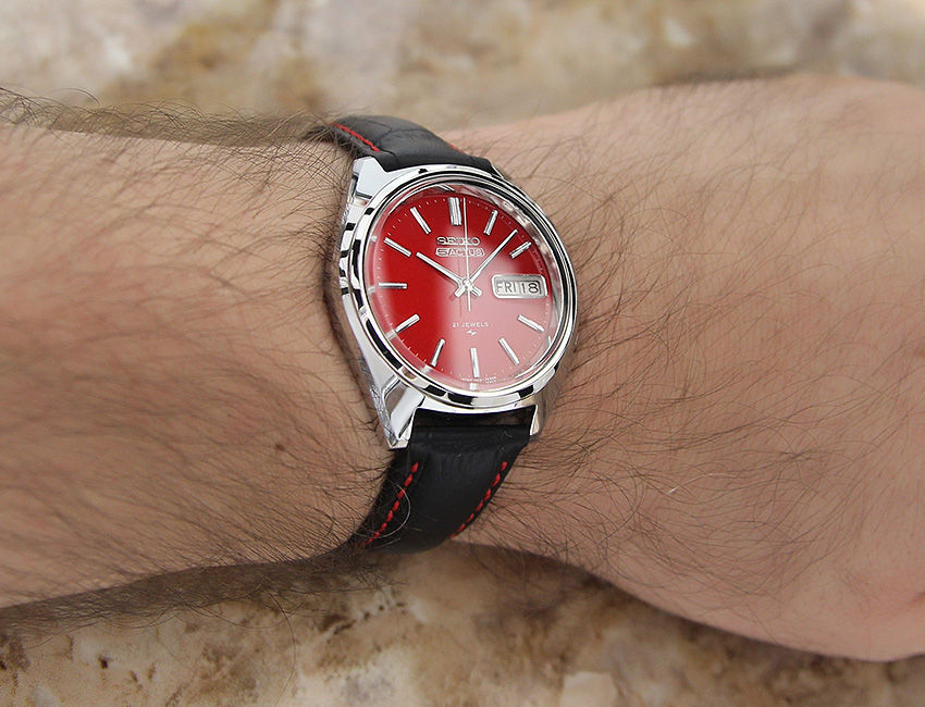 Thumbnail: Seiko 5 Actus 7019 7060 Vintage Watch