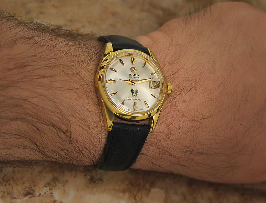 Thumbnail: Rado Green Horse 35mm Vintage Watch