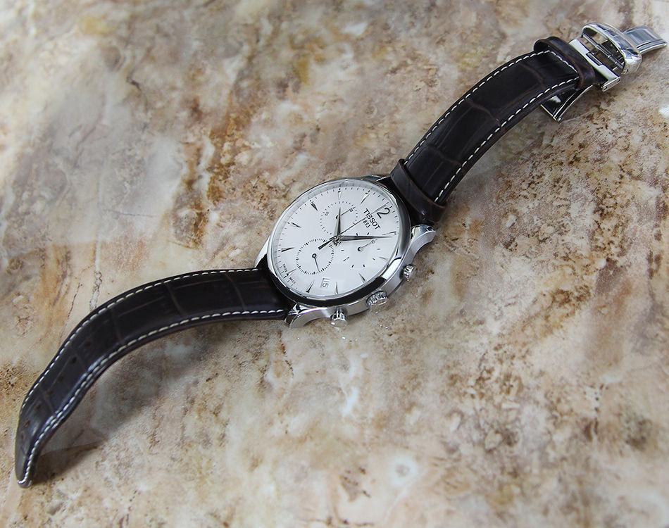 Thumbnail: Tissot T063617 Men's Chronograph Watch