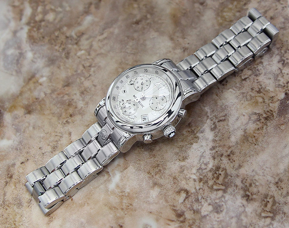 Thumbnail: Montblanc 7039 Chronograph Swiss Made 32mm Ladies Watch