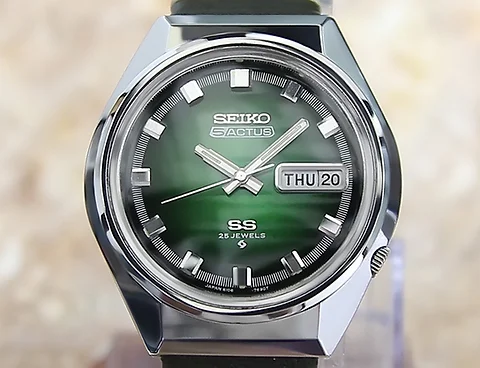 Seiko 5 Actus 6106 7690 Mens 1973 Auto 37mm Ss Watch Watchartexchange