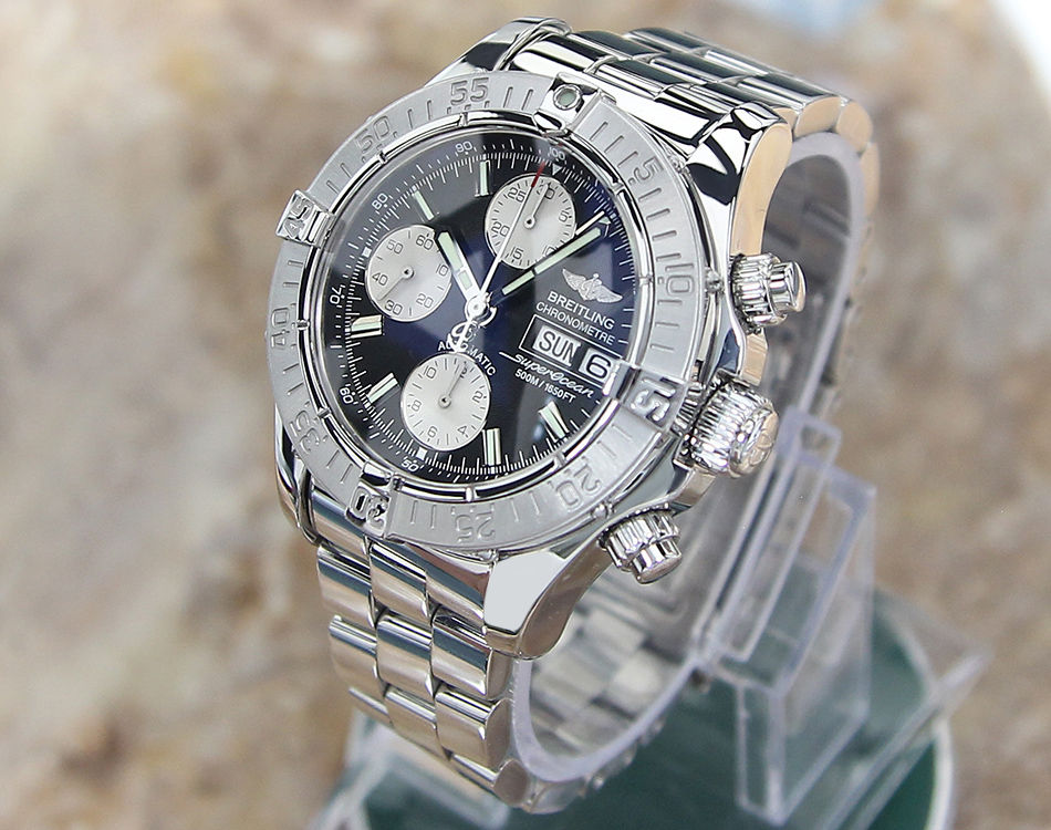 Thumbnail: Breitling Super Ocean A13340 Luxury Chronograph 2010 Watch