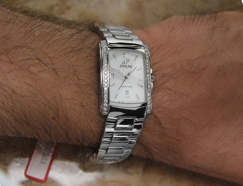 Thumbnail: Enicar Exquisite Swiss Made Quartz Luxury Dress Watch