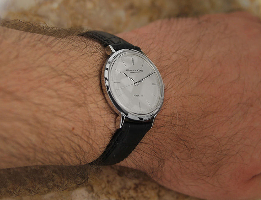 Thumbnail: IWC International Watch Co Swiss Made 35mm Cal 853 Automatic Vintage 1960s Watch