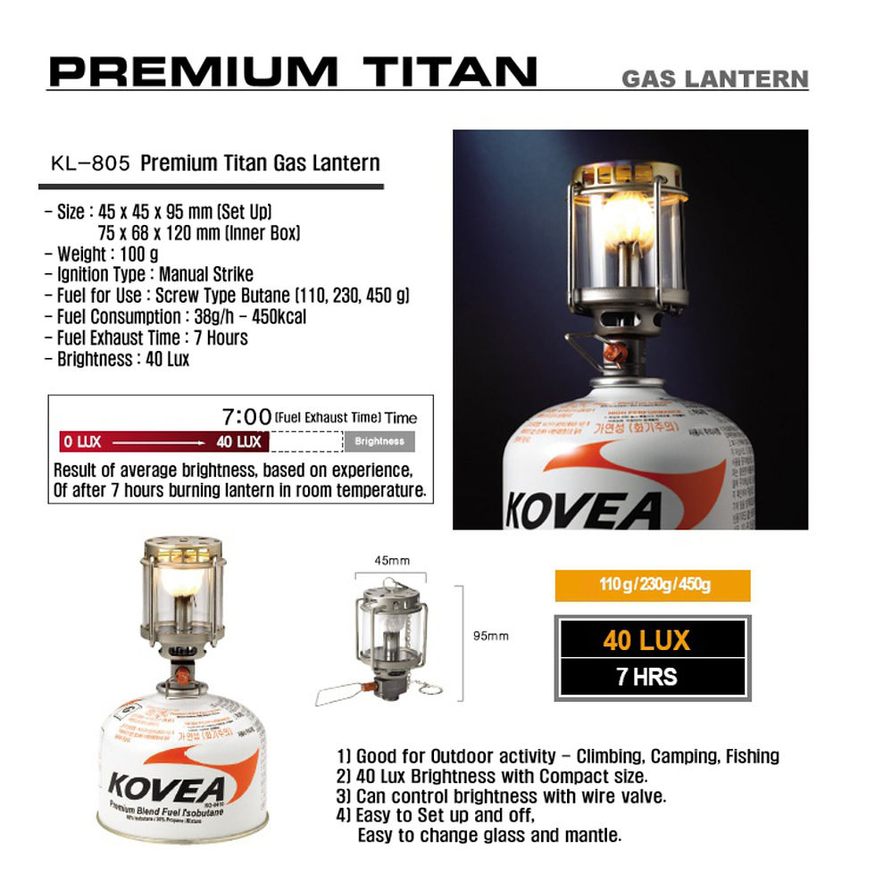 ภาพขนาดย่อ: KOVEA Premium Titanium (ไม่รวมแก๊ส)