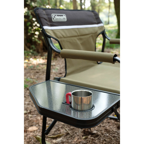 Coleman SIDE TABLE DECK CHAIR OLIVE 新品 COLEMAN japan Side Table deck Chair (Olive) | PROCAMPING THAILAND