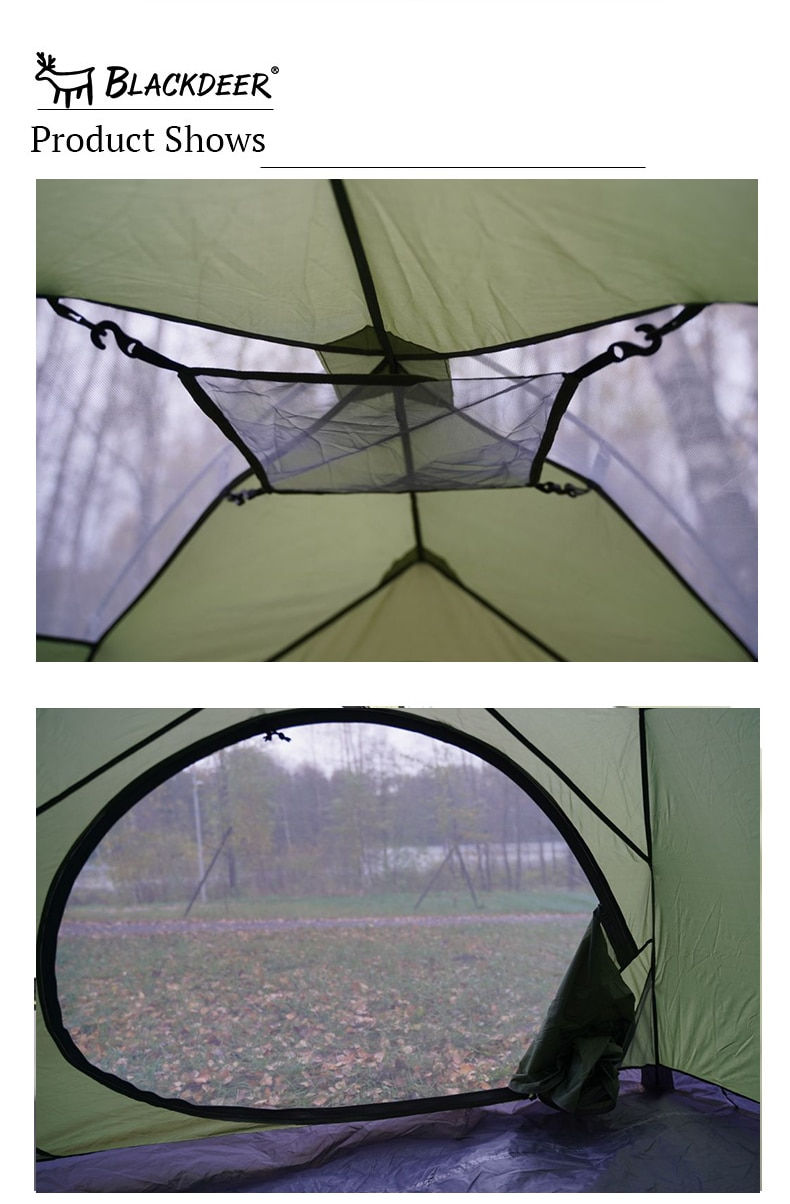 ภาพขนาดย่อ: BLACKDEER  green tent 3p (archeos)