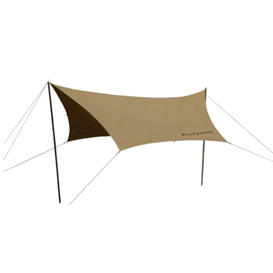 BLACKDEER nest cotton hexagon tarp 420 sand brown