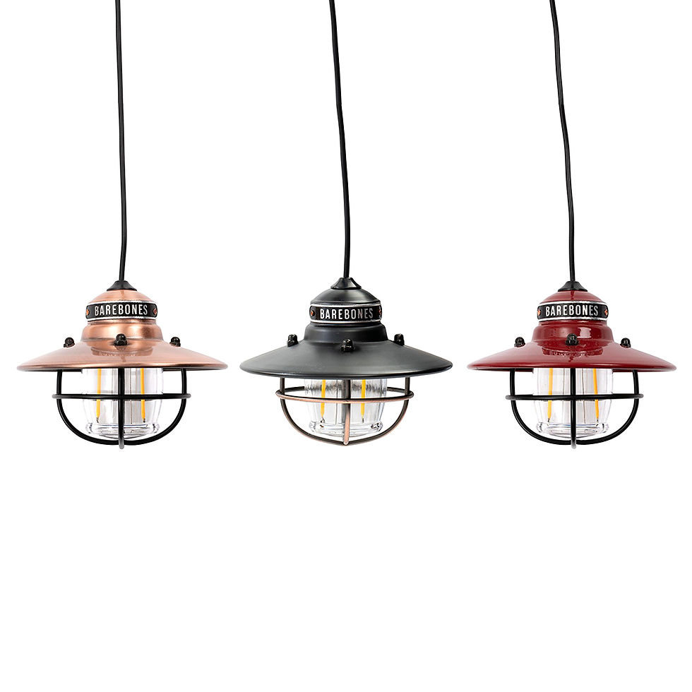 ภาพขนาดย่อ: BAREBONES Edison Pendant Light Red