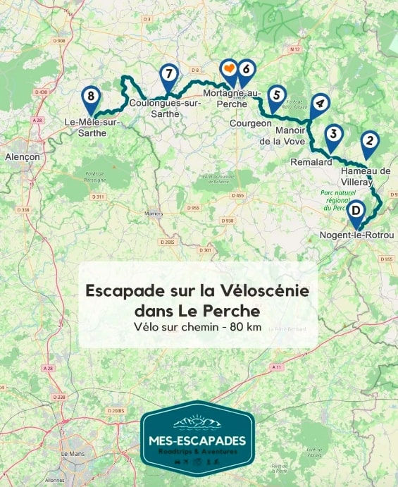 Véloscénie dans le Perche - vélo - Orne