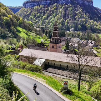 Velo dans le Jura