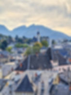 Le point de vue sur Chambéry