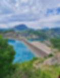Tour du lac de Serre-Poncon à vélo