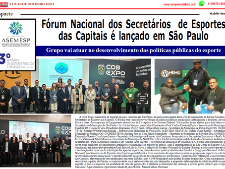 Fórum Nacional dos Secretários de Esportes das Capitais é lançado em São Paulo
