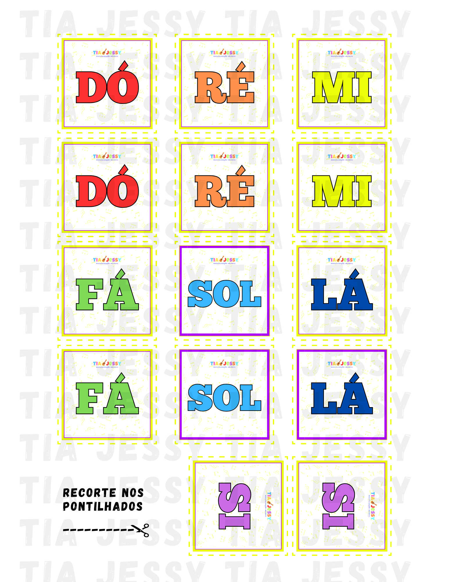 JOGO DA MEMÓRIA - NOTAS