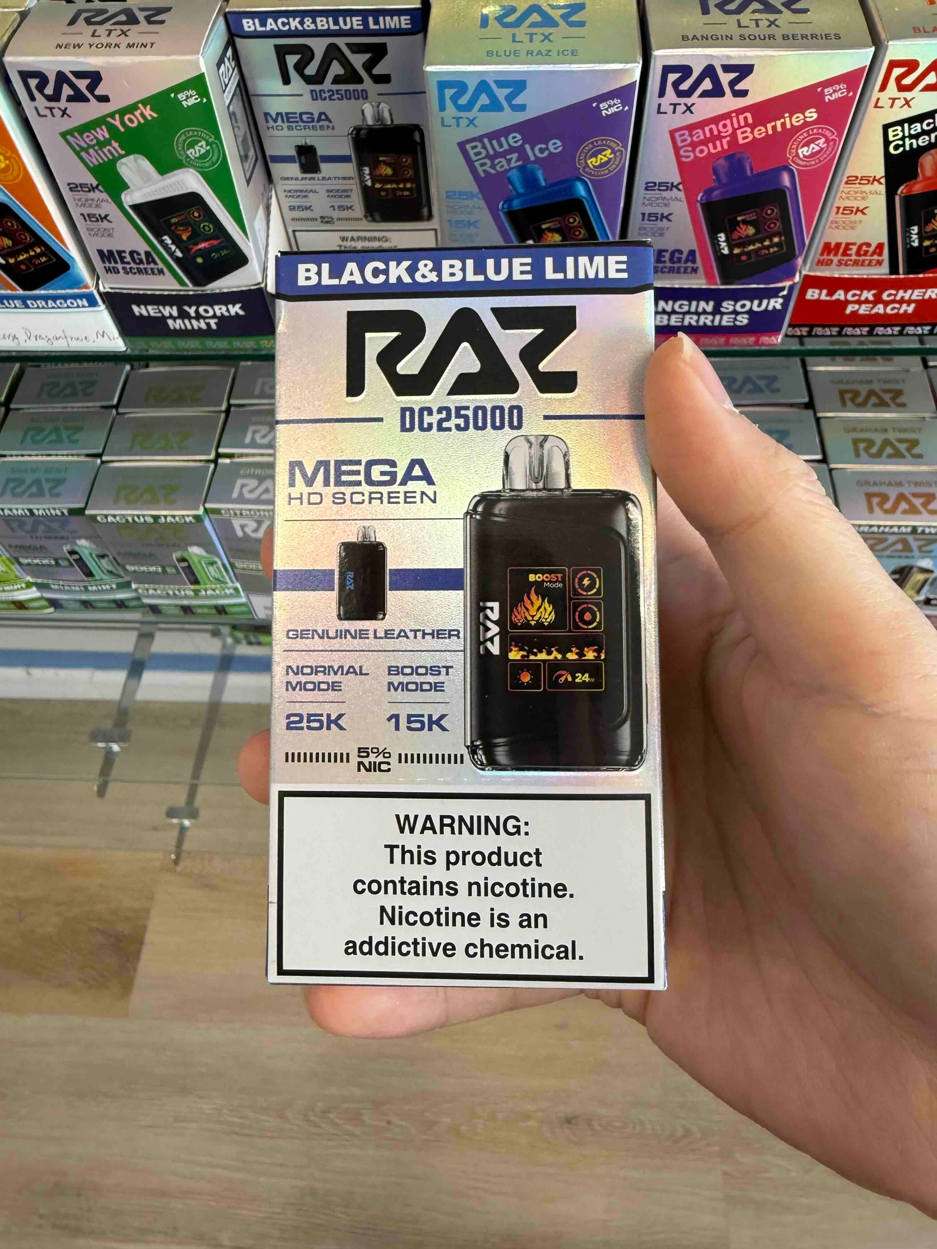 Raz-Black Blue Lime