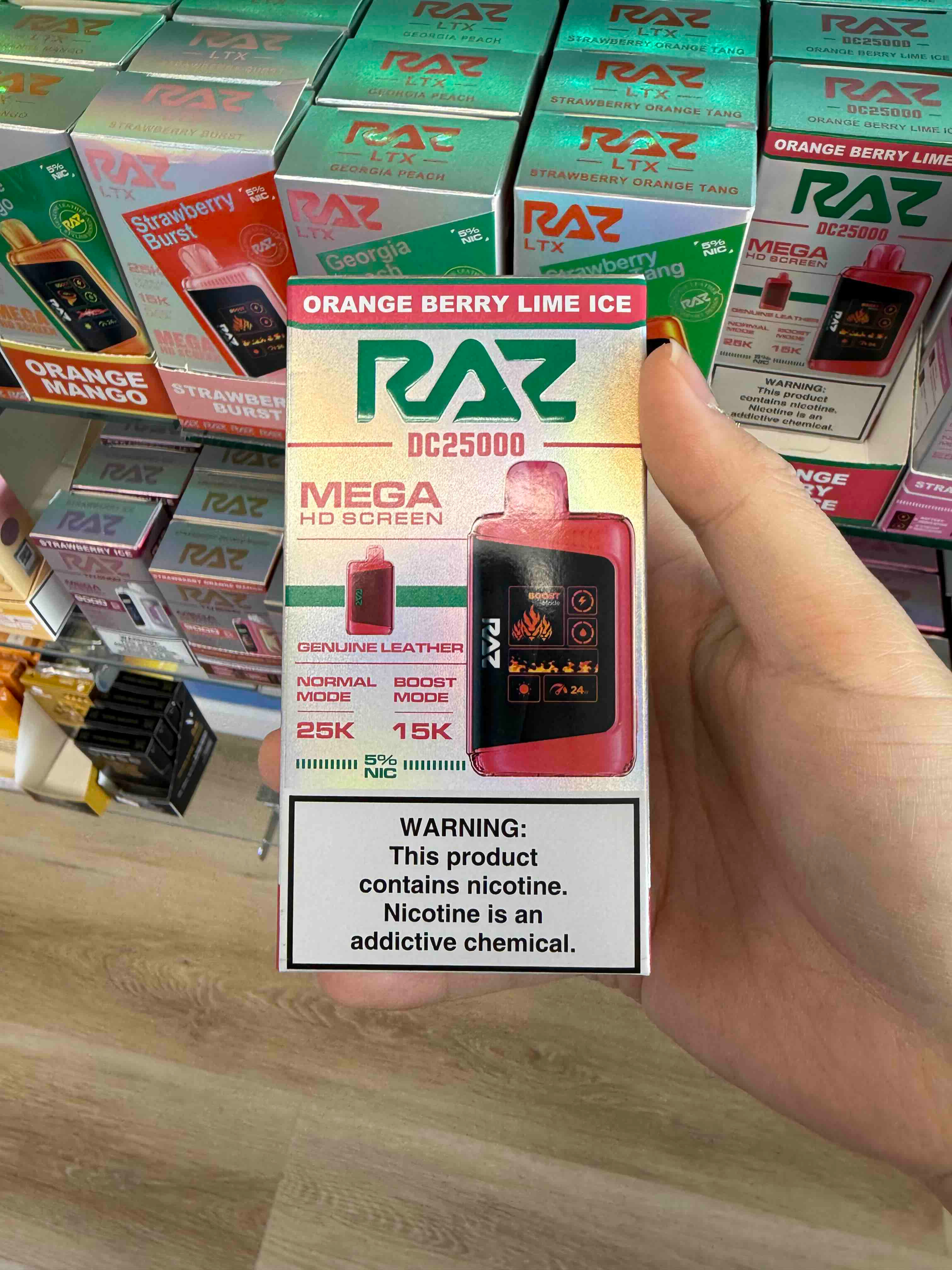 Raz-Orange Berry Lime Ice