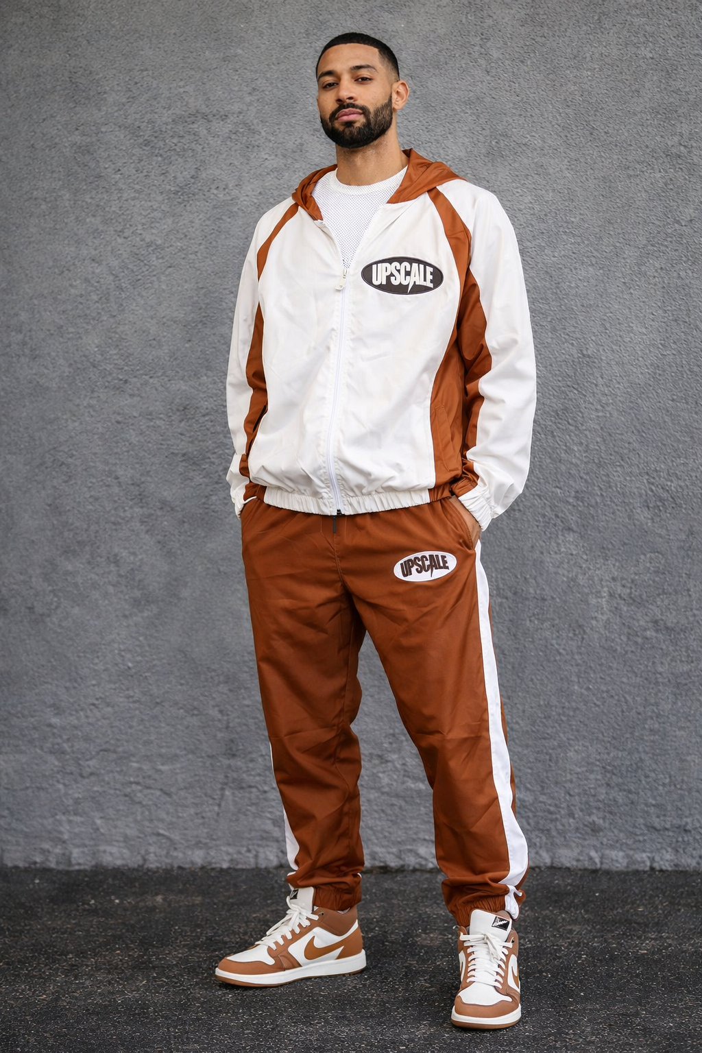 Upscale Track Suit Pants Set