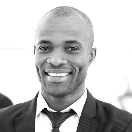 Male executive smiling portrait