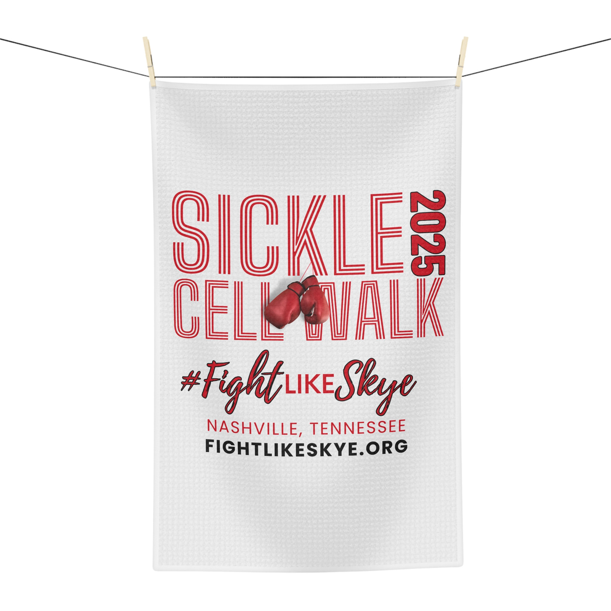"I Support Sickle Cell" Hand Towel