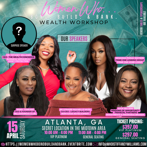 Women who…. Bond, Build, and Bank FLYER.png