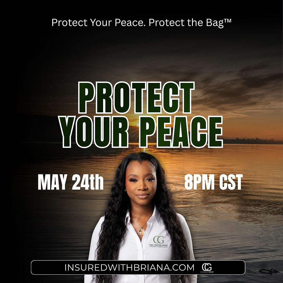 Protect The Bag™: Protect Your Peace. Protect Your Future.