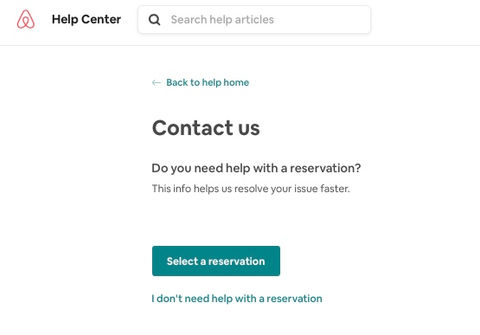 Contact us | Airbnb Help Center