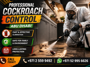 Cockroach Control Services in Abu Dhabi