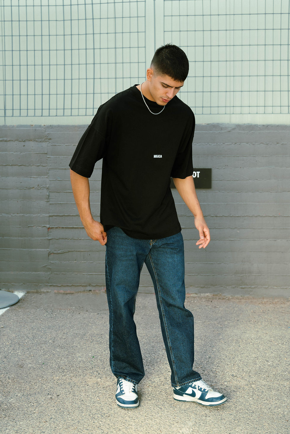 Thumbnail: BLACK "HERE TO STAY" T-SHIRT