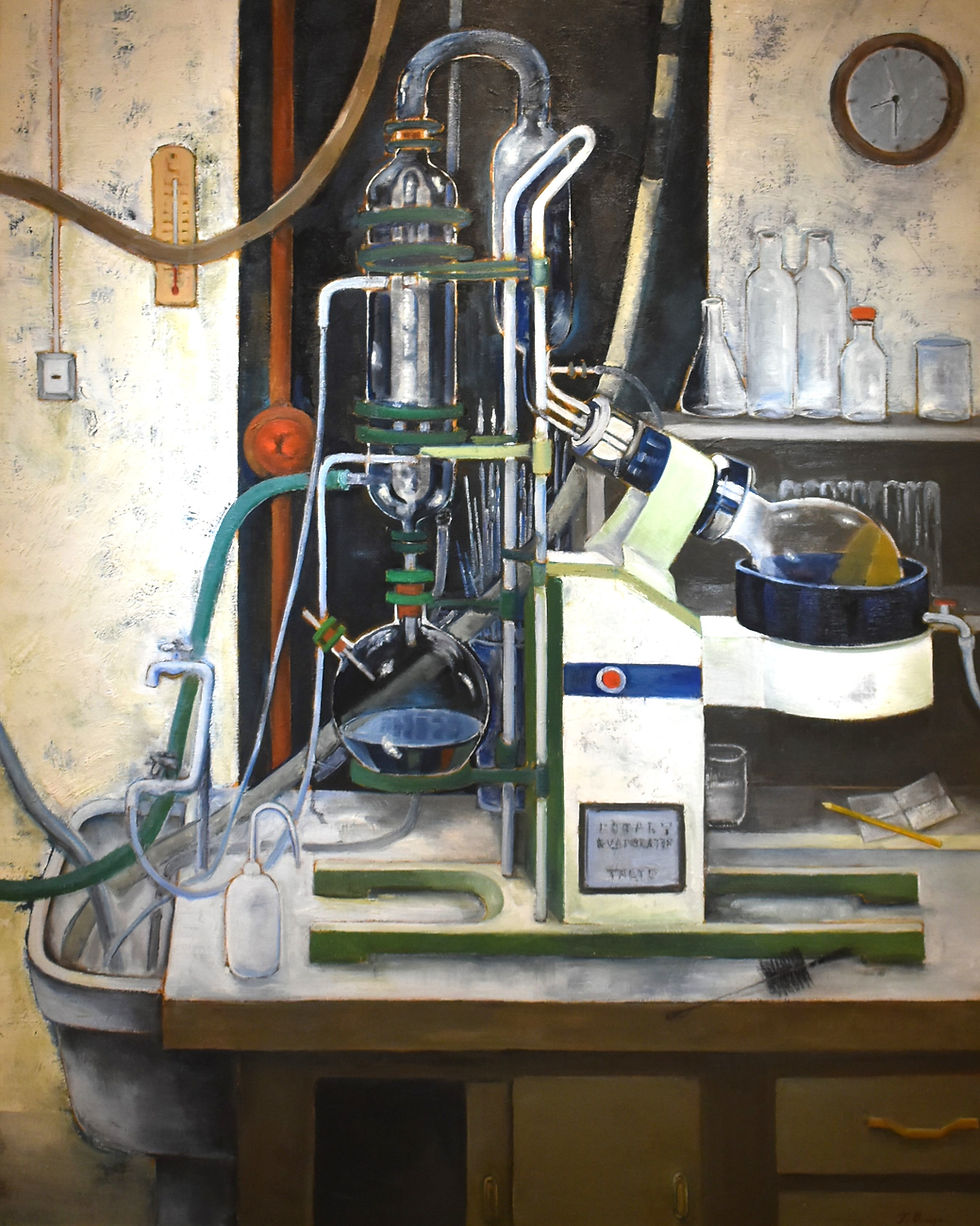 あの頃の実験室／油彩　F100