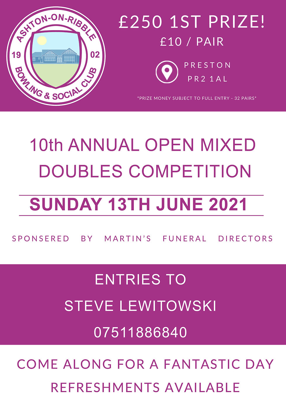 Open Mixed Doubles Competition 