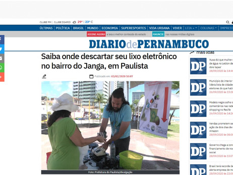 Saiba onde descartar seu lixo eletrônico no bairro do Janga, em Paulista