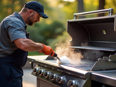 professional BBQ grill cleaning