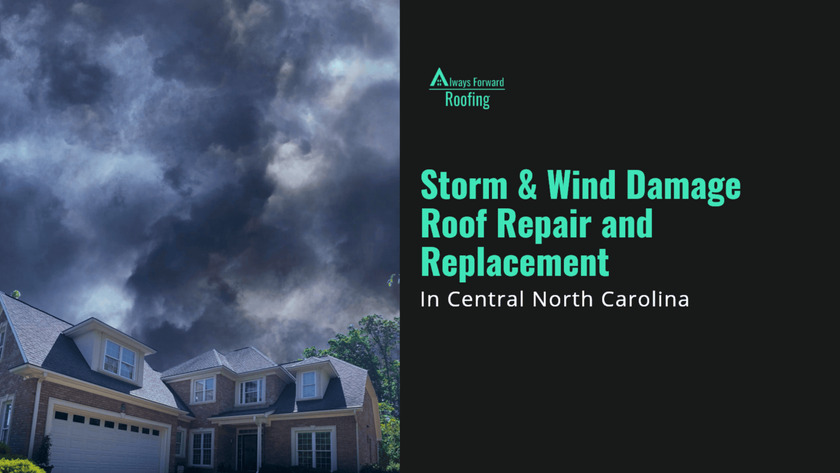 storm wind damage is coming and roof repair and replacement for nc homes is needed