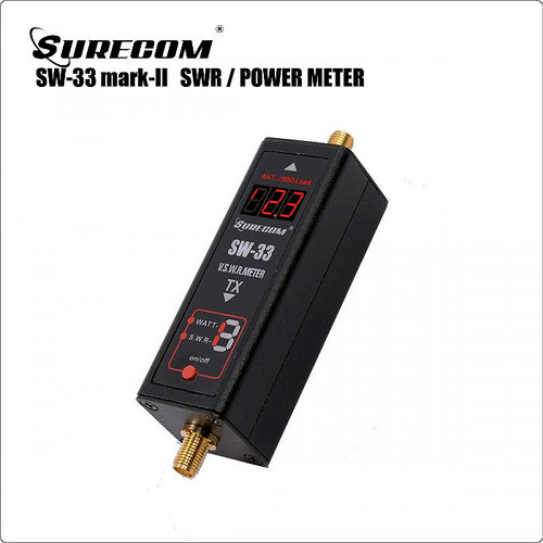 SW-33 mark II VHF/UHF 100W POWER & S.W.R. METER | SURECOM