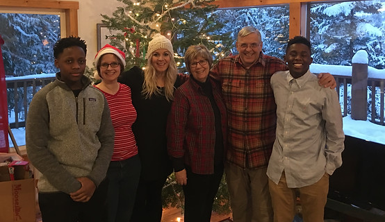 Bill and Family at Christmas