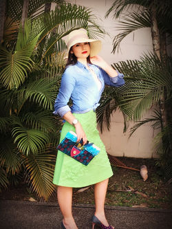 Falda Modelo 003-verde