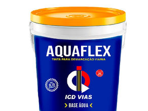 Aquaflex - tinta  acrílica  emulsionada  em  água