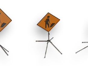 Suporte para placa operário