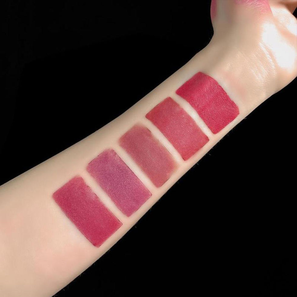 Thumbnail: 5-Color Matte Velvet Lipstick Set - Cup-Proof Formula