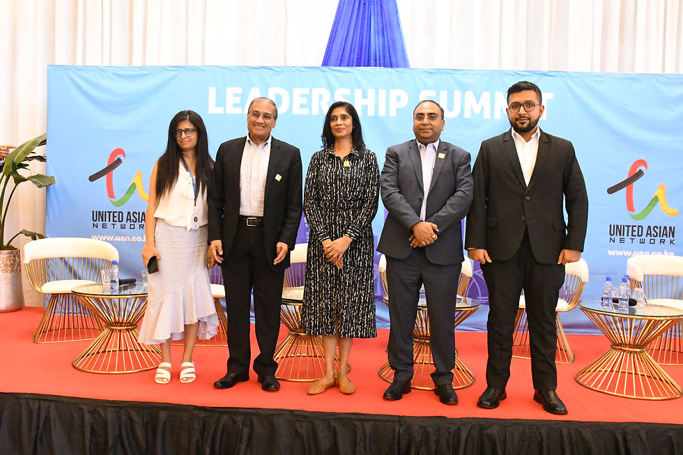 L to R: Ms. Sheena Raikundalia, Mr. Sachen Gudka, Mrs. Smita Sanghrajkha, Mr. Abhishek Rana, Mr. Mohamed Yusuf