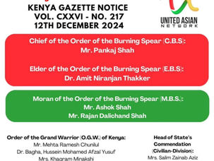 UAN Congratulates Awardees on Jamhuri Day 2024