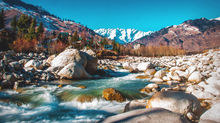 Beautiful scenery of manali.