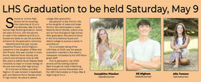 LHS Graduation to be held Saturday, May 9