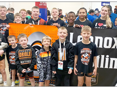 Lennox youth wrestling crowns five champions at SD State Tournament