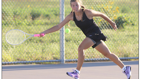 LHS tennis team takes on Madison during Senior Recognition night