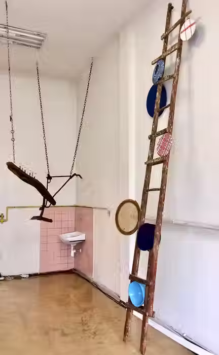installation by Barbara Benish for '4+4 Dny v Pohybu' in Prague